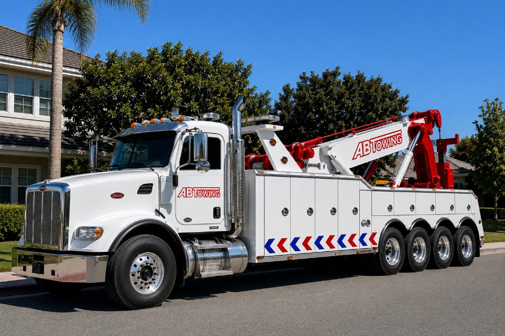 A&B Towing heavy duty recovery truck